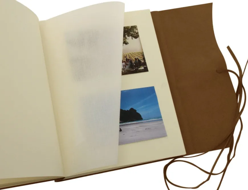 Amalfi Extra Large Leather Photo Album - Chocolate
