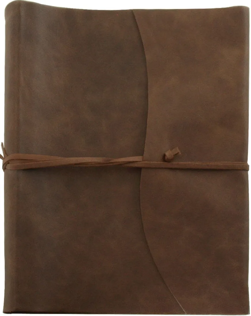 Amalfi Extra Large Leather Photo Album - Chocolate