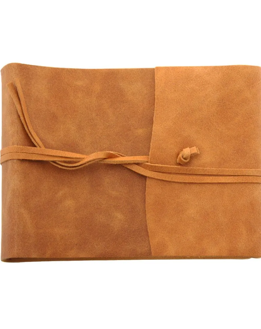 Amalfi Large Leather Photo Album - Tan