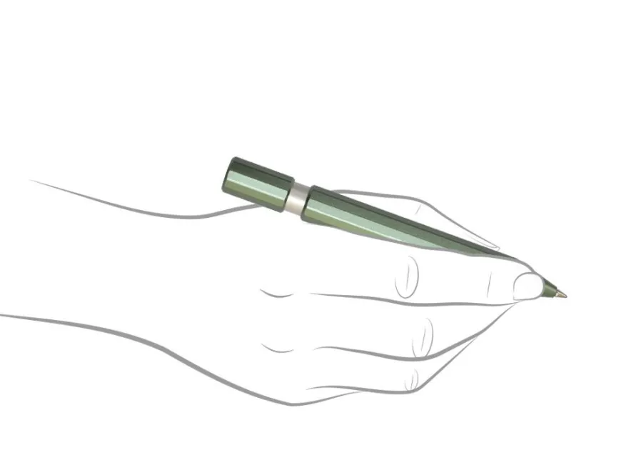 Andhand Aspect Forest Green Retractable Pen