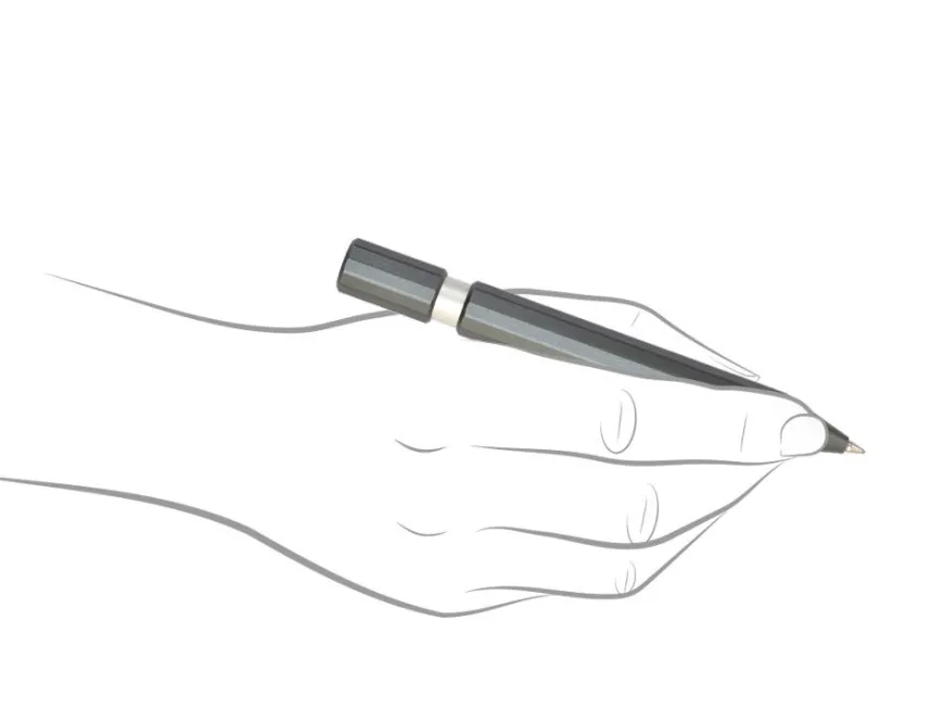 Andhand Aspect Slate Grey Retractable Pen
