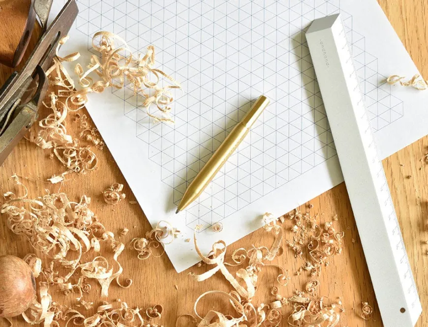 Andhand Method Mini Brass Ballpoint Pen
