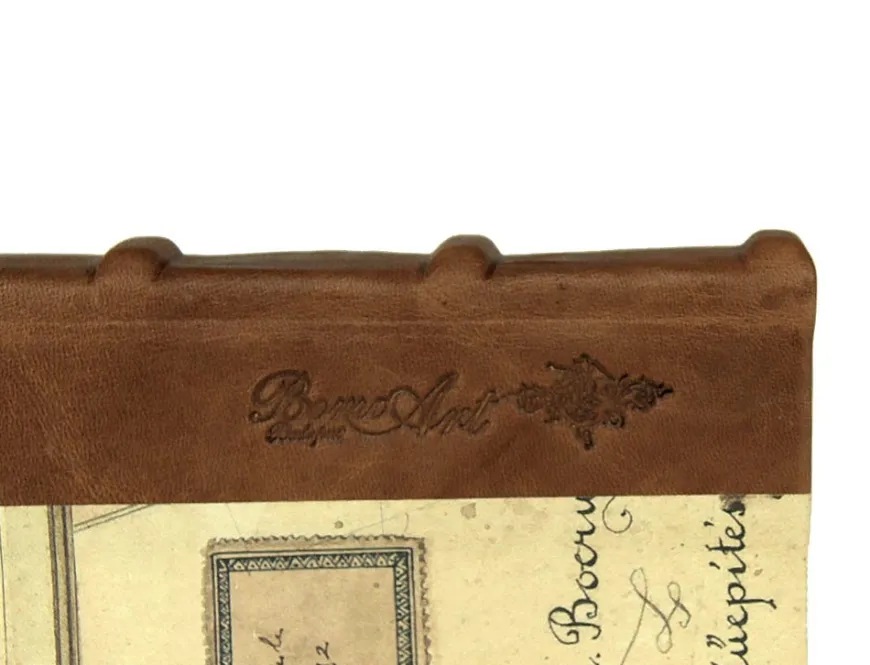 Bomo Art Medium Half Leather Bound Journal - Birdhouse