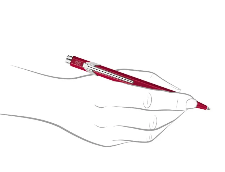 Caran d’Ache 849 Colormat-X Red Ballpoint Pen & Kartos C5 Writing Set