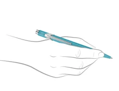 Caran d’Ache 849 Colormat-X Turquoise Ballpoint Pen & Kartos C5 Writing Set