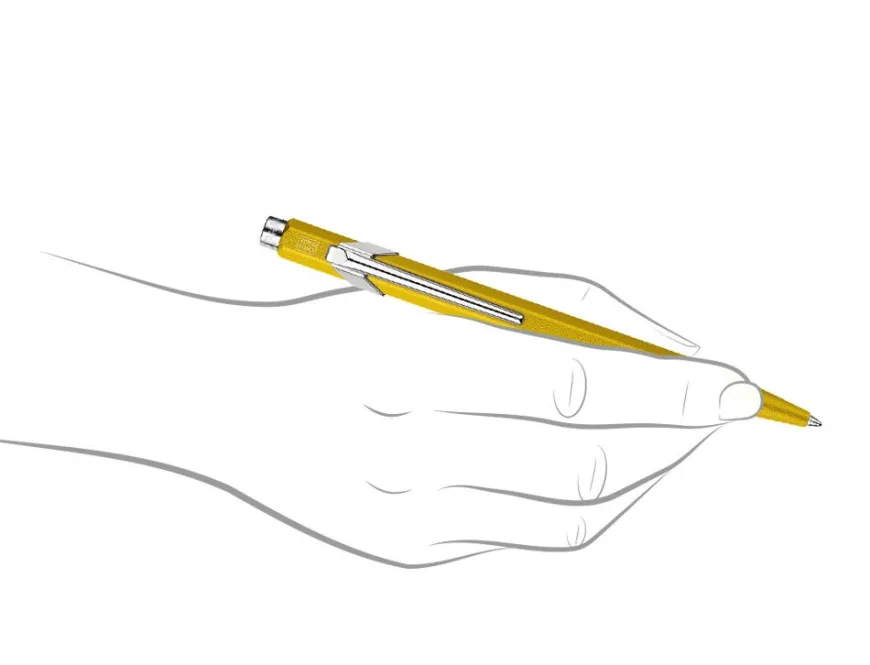 Caran d’Ache 849 Colormat-X Yellow Ballpoint Pen