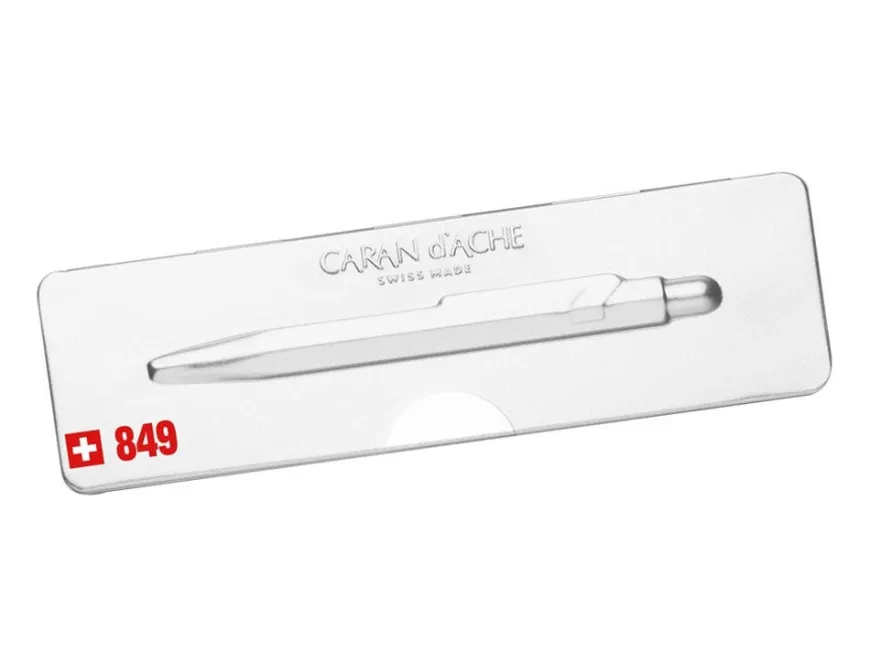 Caran d'Ache 849 'Pop Line' White Ballpoint Pen