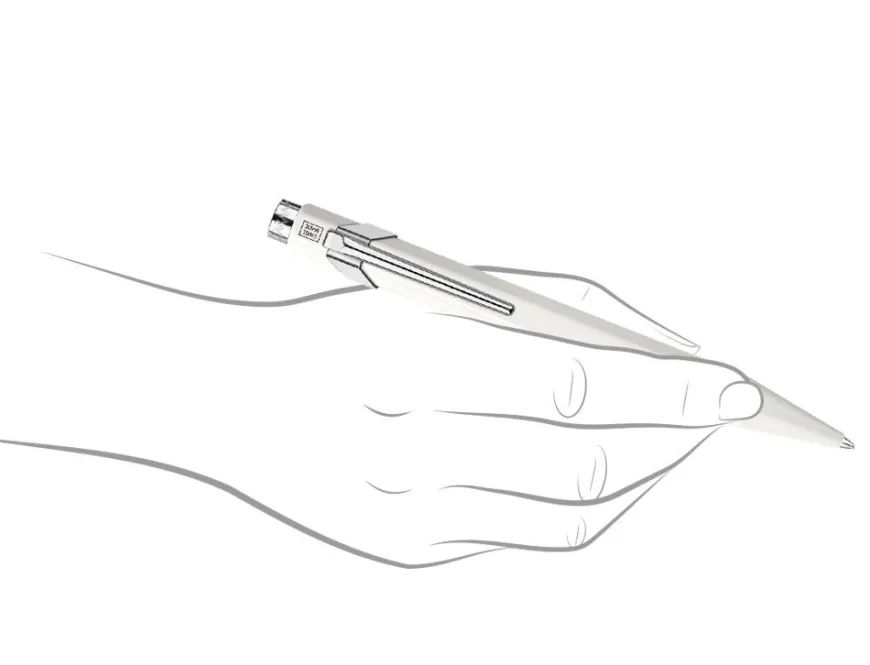 Caran d’Ache 849 White Rollerball Pen