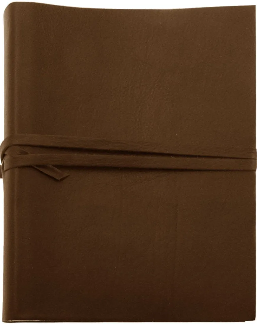 Chianti Extra Large Leather Photo Album - Chocolate