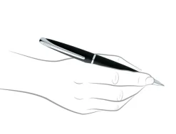 Cross ATX Basalt Black Ballpoint & Rollerball Pen Set