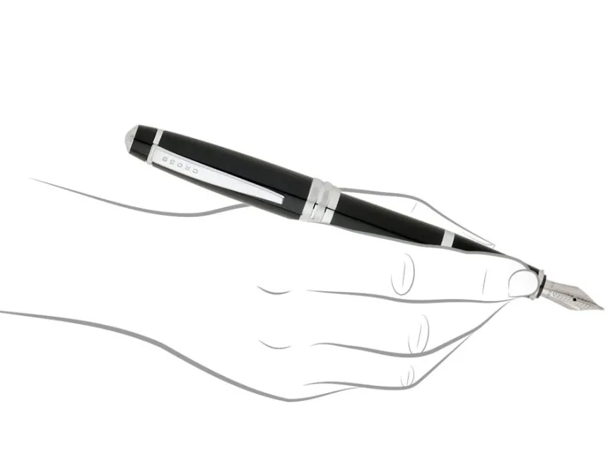 Cross Bailey Black Lacquer Fountain Pen