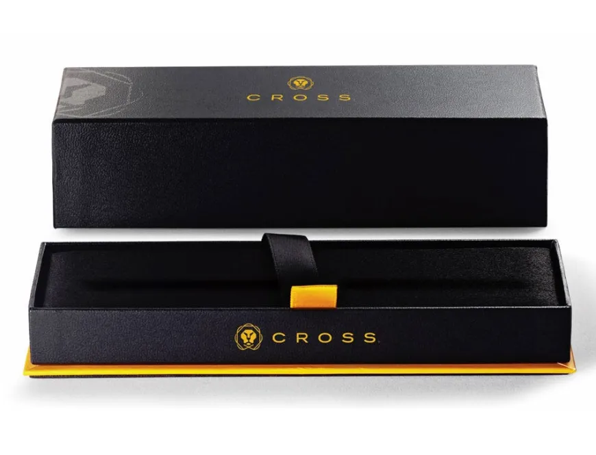Cross Bailey Blue Lacquer Ballpoint & Rollerball Pen Set