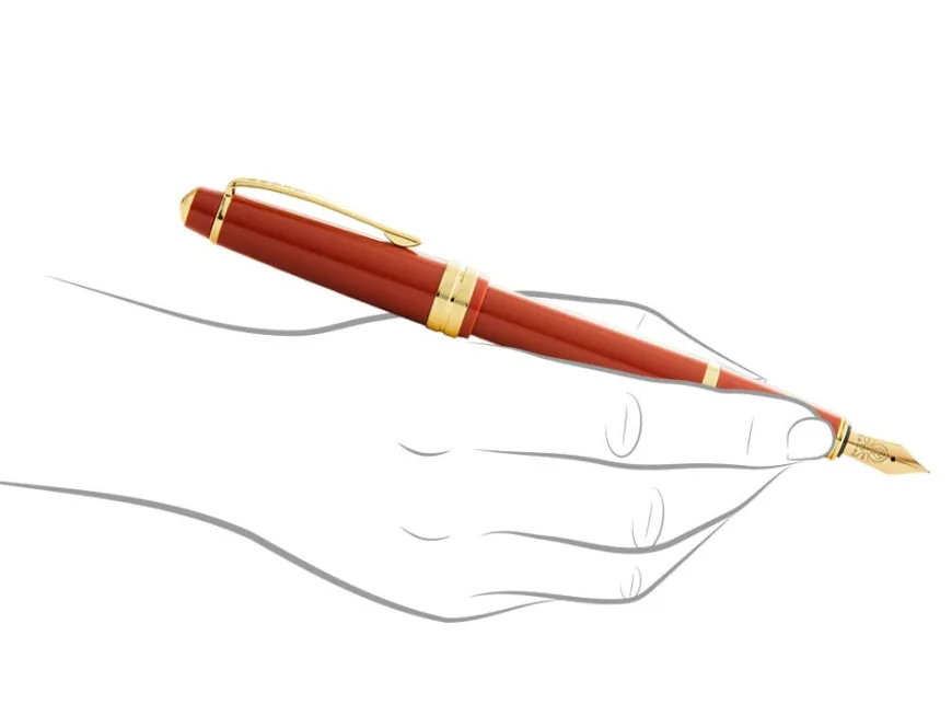 Cross Bailey Light Amber Gold Trim Fountain Pen