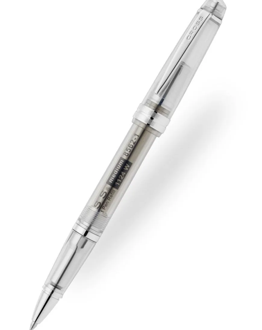 Cross Bailey Light Translucent Clear Chrome Trim Ballpoint Pen