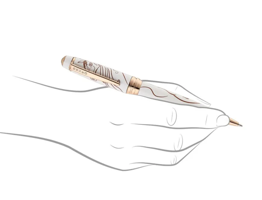 Cross Bailey Zodiac Year of the Horse White Lacquer Ballpoint Pen