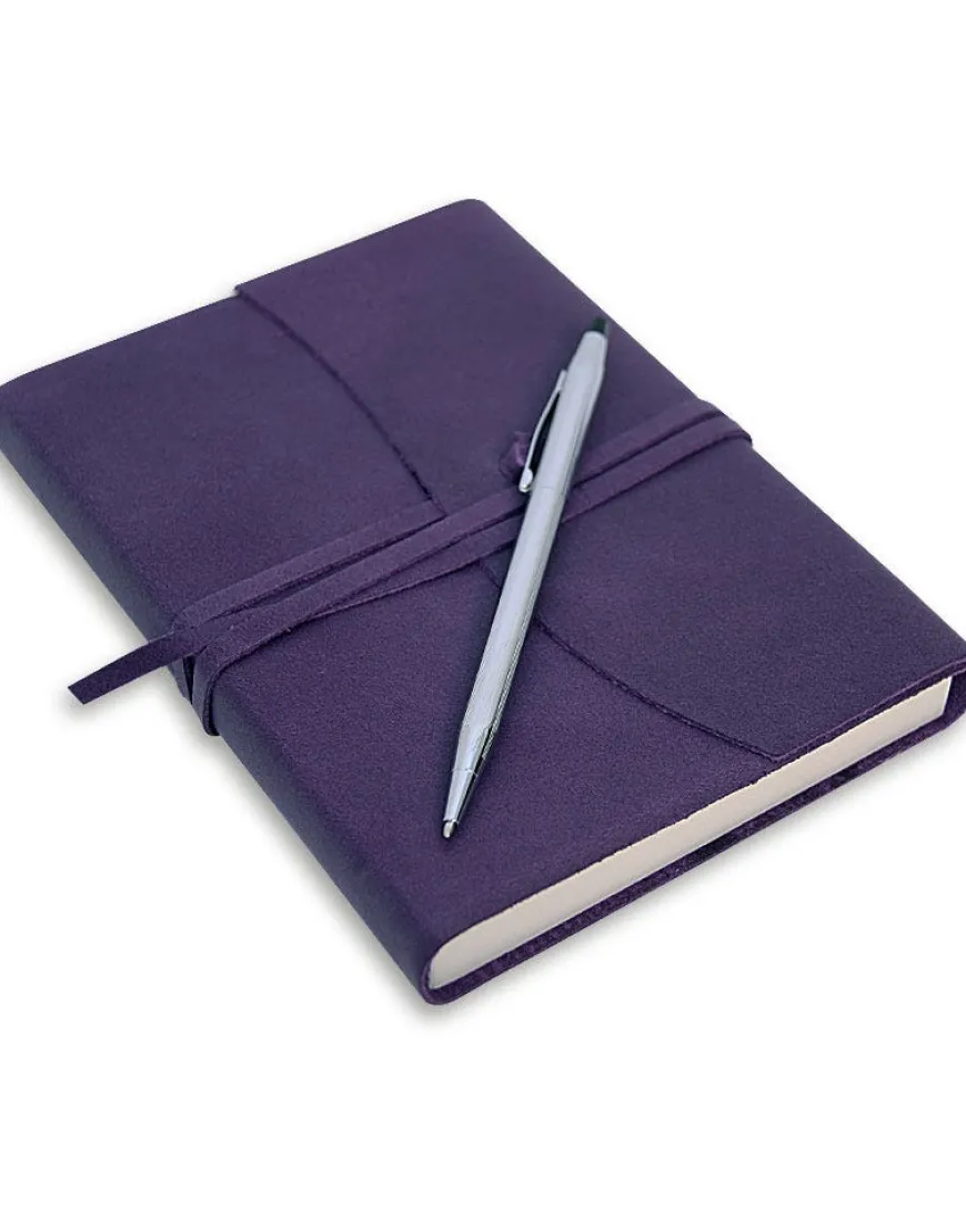 Cross Lustrous Chrome Ballpoint Pen & Amalfi Medium Leather Journal