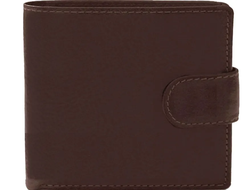 Dents Avon Leather Billfold Coin Pocket Wallet - English Tan