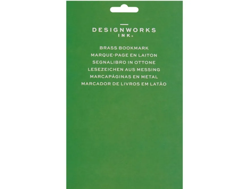 DesignWorks Ink Brass Bookmark - Sardines