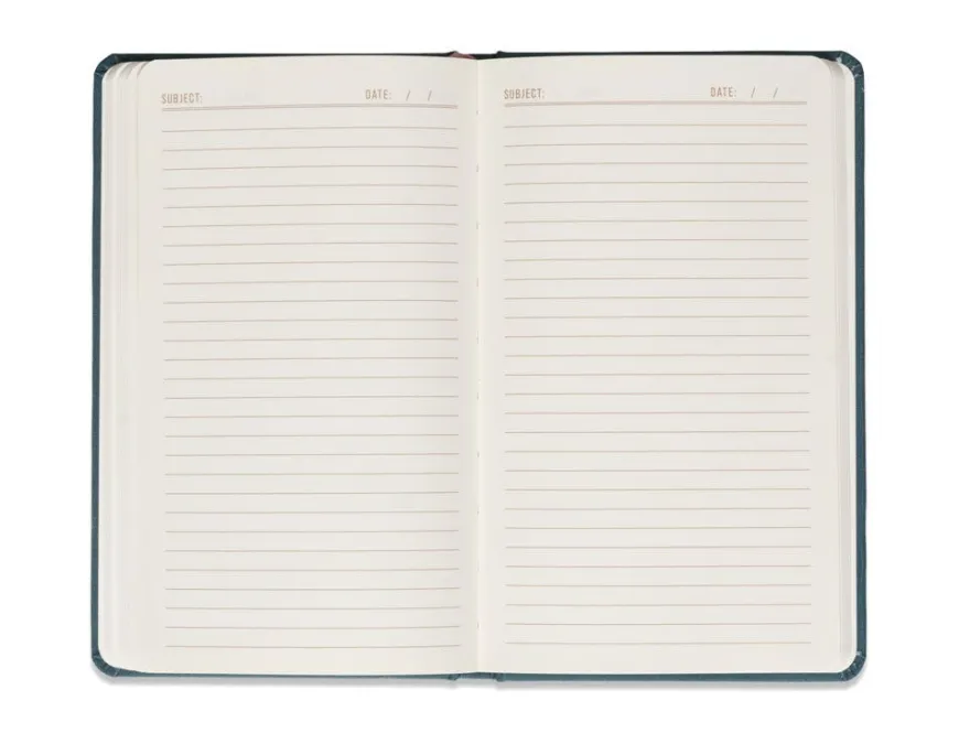 DesignWorks Ink Celestial Teal Moon Bookcloth Journal