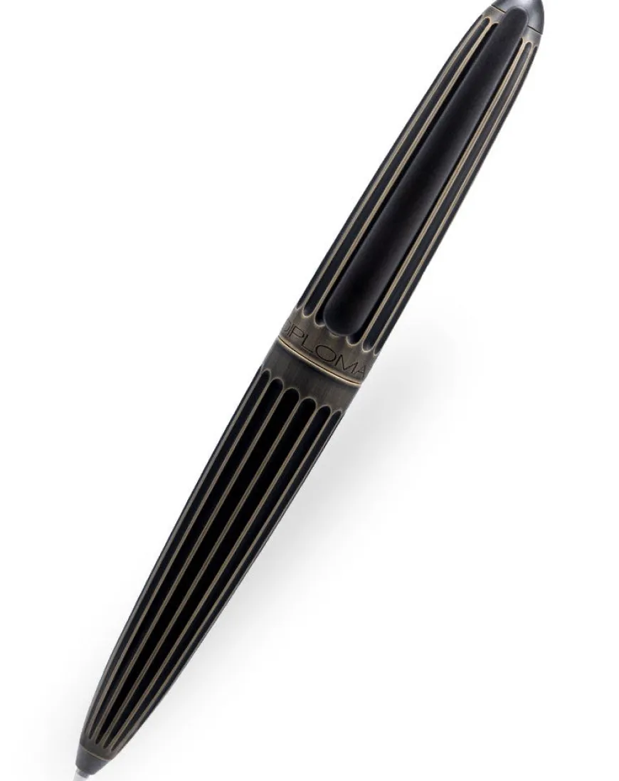 Diplomat Aero Oxyd Brass Ballpoint Pen
