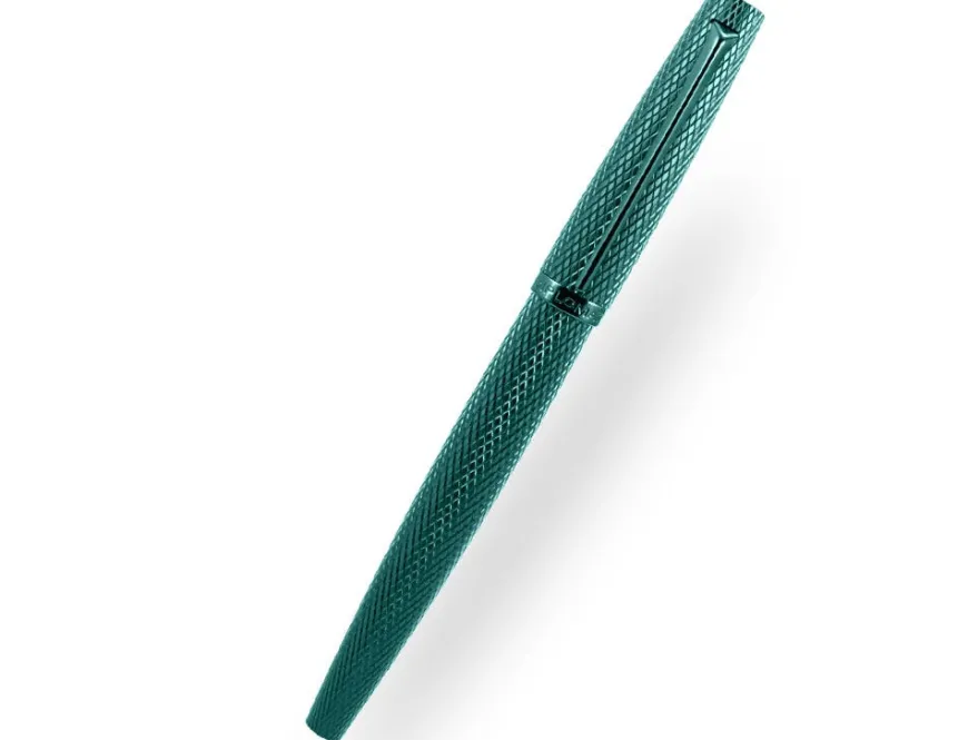 Diplomat Viper Green Guilloche Fountain Pen