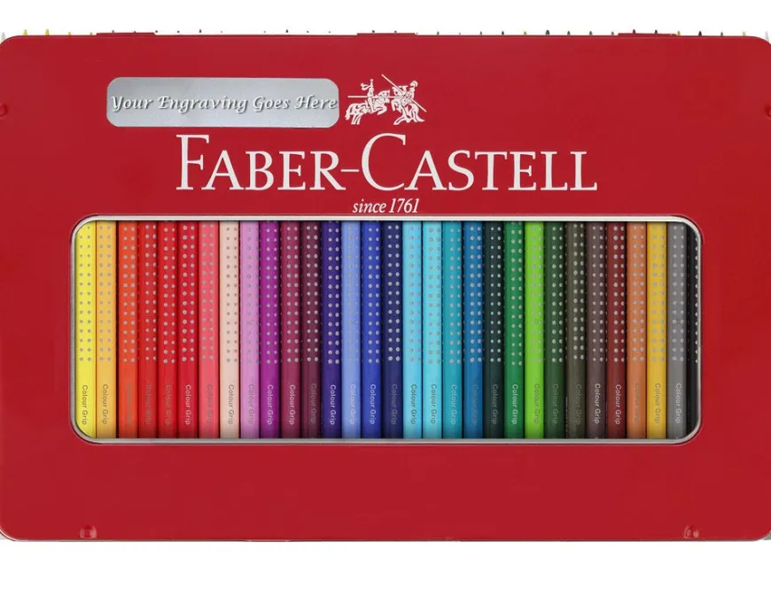 Faber-Castell Colour Grip 36 Colour Pencil Tin