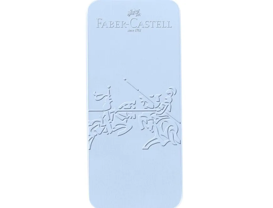 Faber-Castell Grip 2010 Sky Blue Ballpoint & Fountain Pen Gift Set