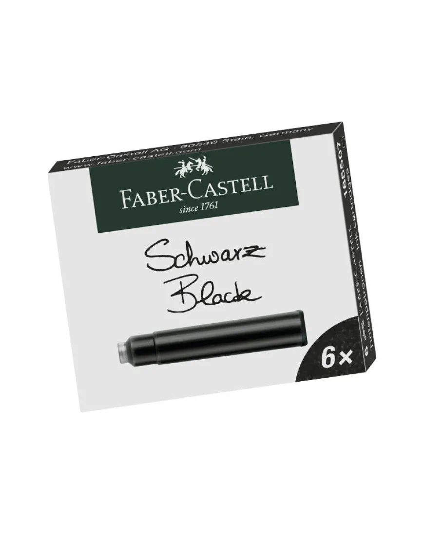 Faber-Castell Ink Cartridges (Pack of 6)