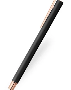 Faber-Castell Neo Slim Black Rose Gold Trim Fountain Pen