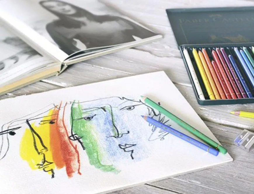 Faber-Castell 24 Polychromos Artists Colour Pencil Tin