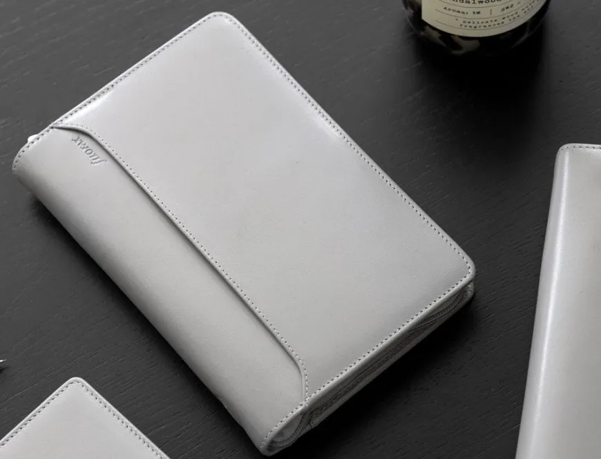 Filofax Lockwood Personal Zip Organiser - Concrete