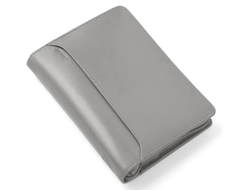 Filofax Lockwood Personal Zip Organiser - Concrete