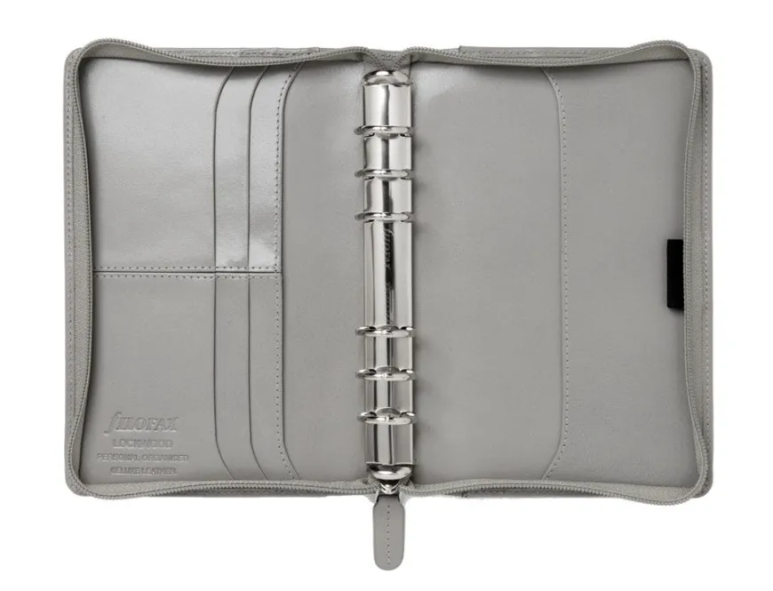 Filofax Lockwood Personal Zip Organiser - Concrete