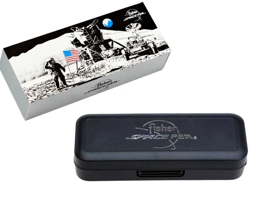 Fisher Space Bullet Pen Chrome With Shuttle Emblem