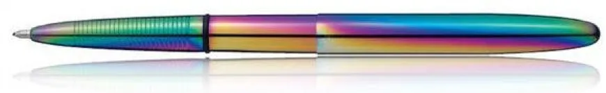 Fisher Space Bullet Pen Titanium Plated Rainbow