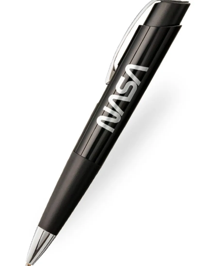 Fisher Space Eclipse Black with Silver NASA logo Ballpoint Pen