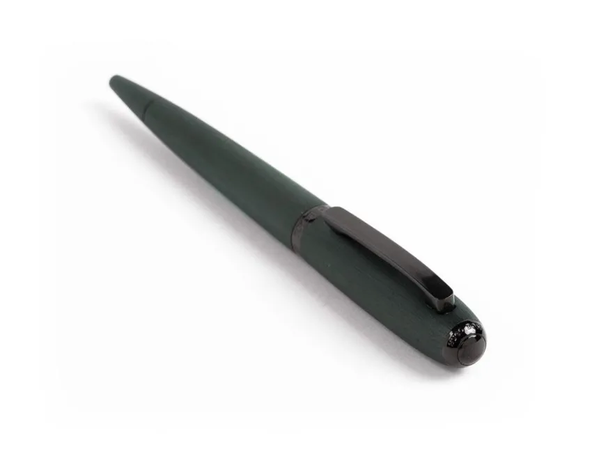 Hugo Boss Contour Brushed Green Ballpoint Pen