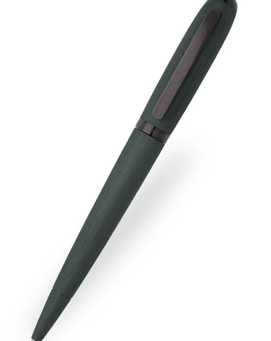 Hugo Boss Contour Brushed Green Ballpoint Pen