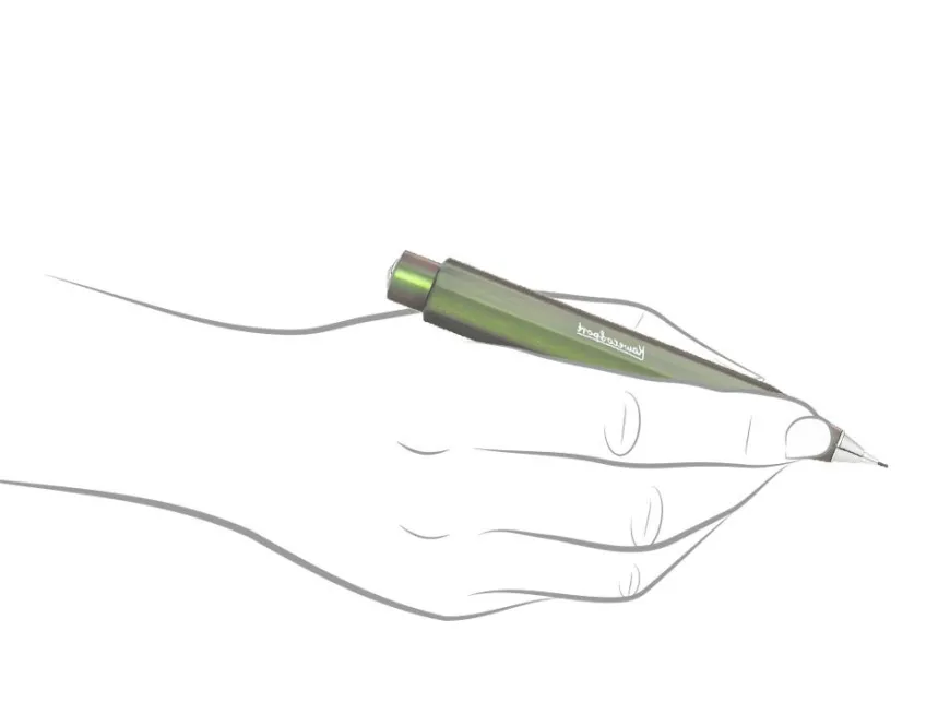 Kaweco Lunar Sport Shadow Green Push Pencil