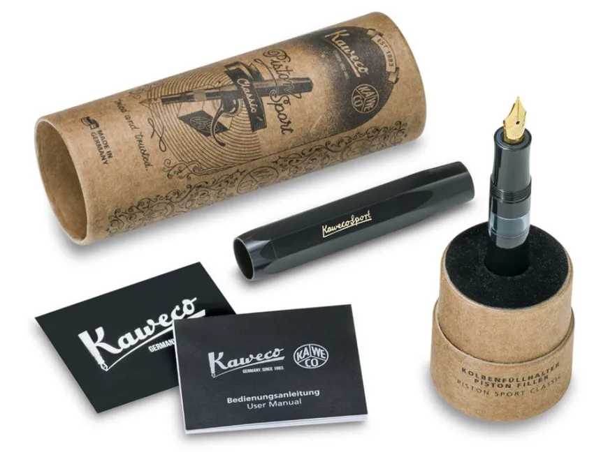 Kaweco Sport Classic Black Piston Filler Fountain Pen
