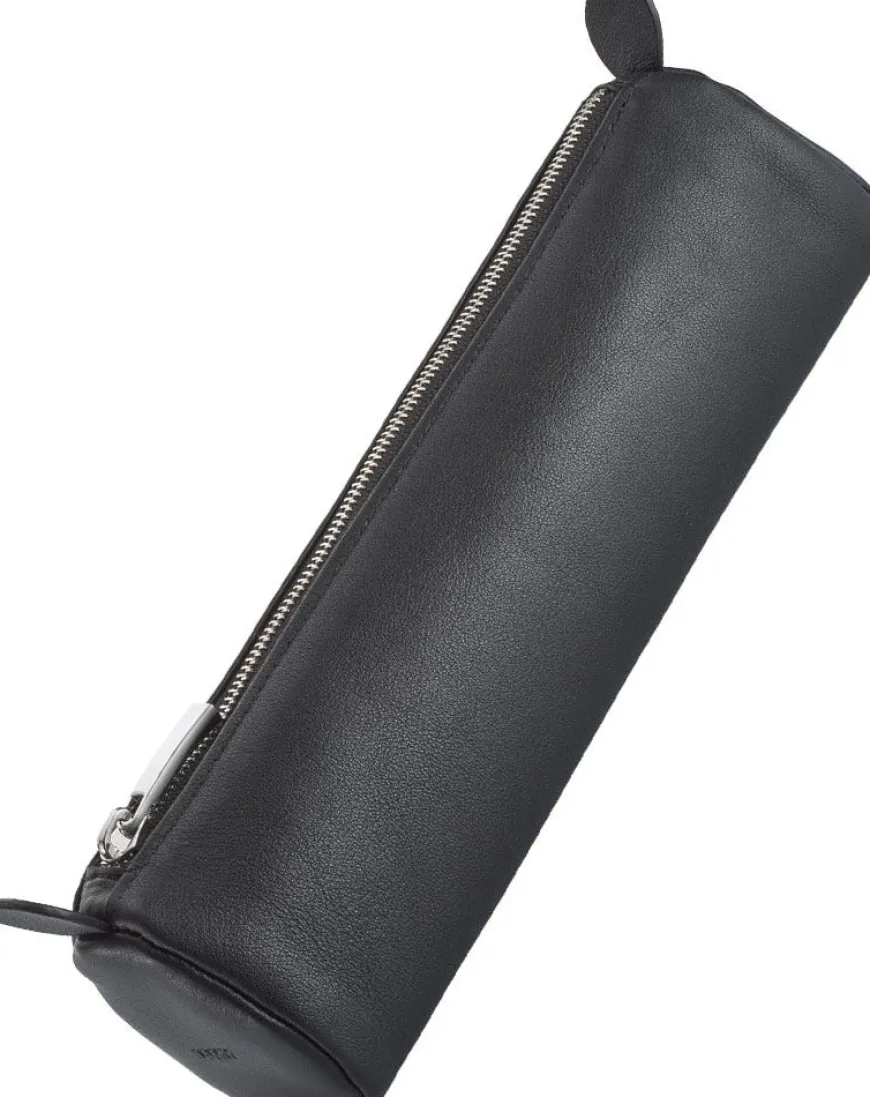 LAMY A404 Round Leather Pencil Case - Black