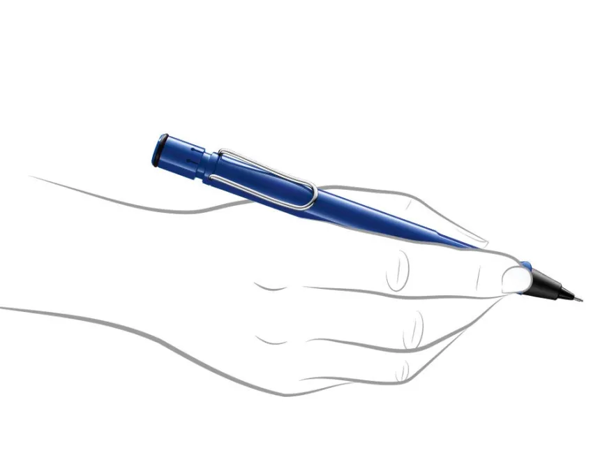 LAMY safari Blue Fountain Pen, Mechanical Pencil & Refills Bundle