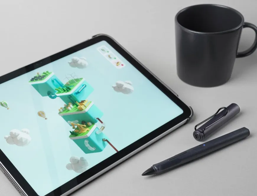 LAMY safari note+ Steel Blue Stylus Pen