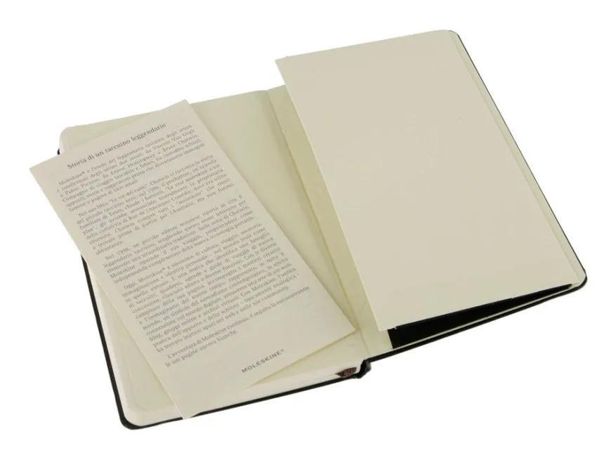 Moleskine Hard Cover Pocket Notebook - Plain