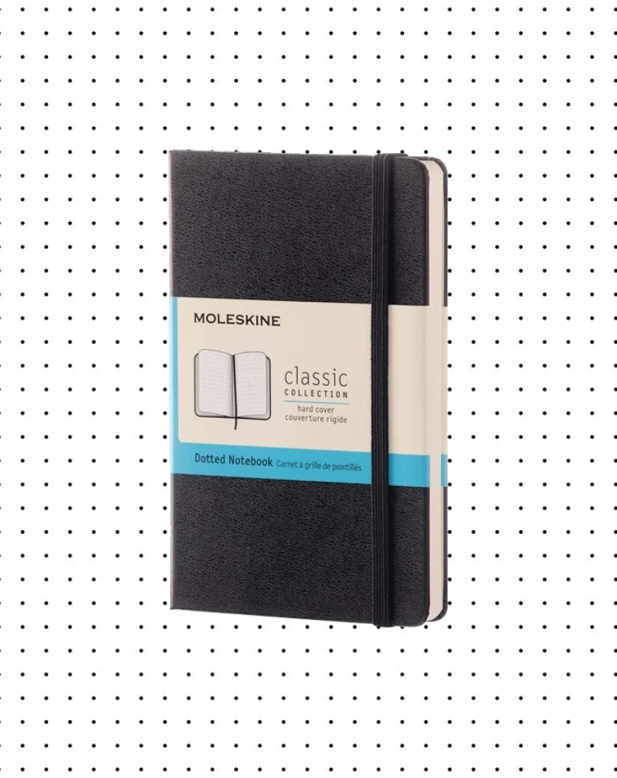 Moleskine Hard Cover Pocket Notebook - Dotted