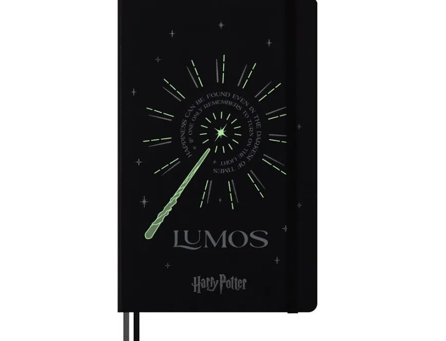 Moleskine Large Limited Edition Harry Potter Notebook - Lumos