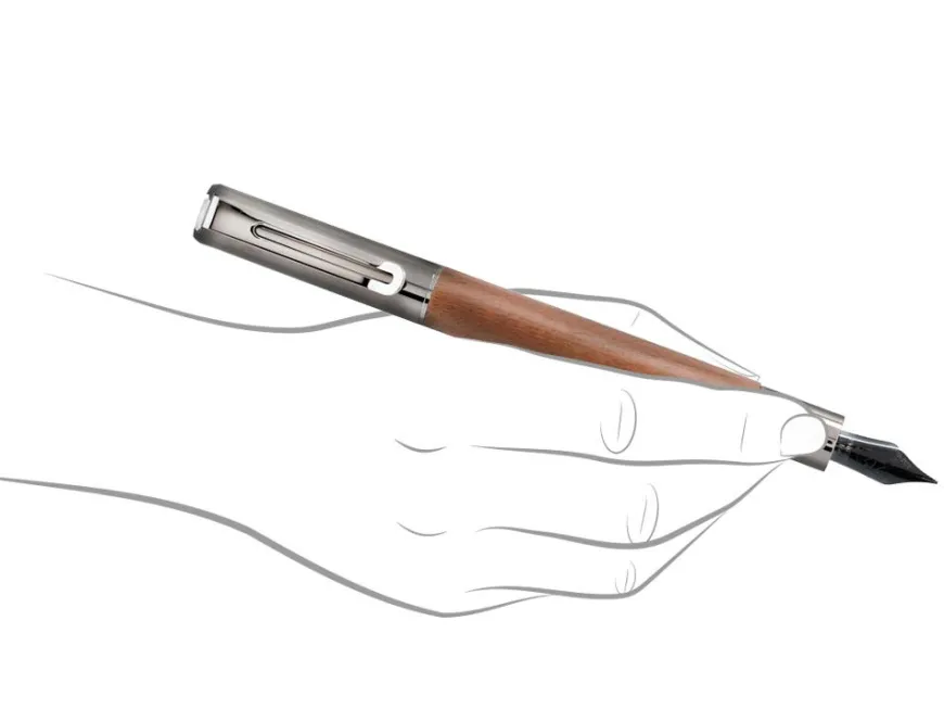 Monteverde Ritma Walnut Wood Fountain Pen