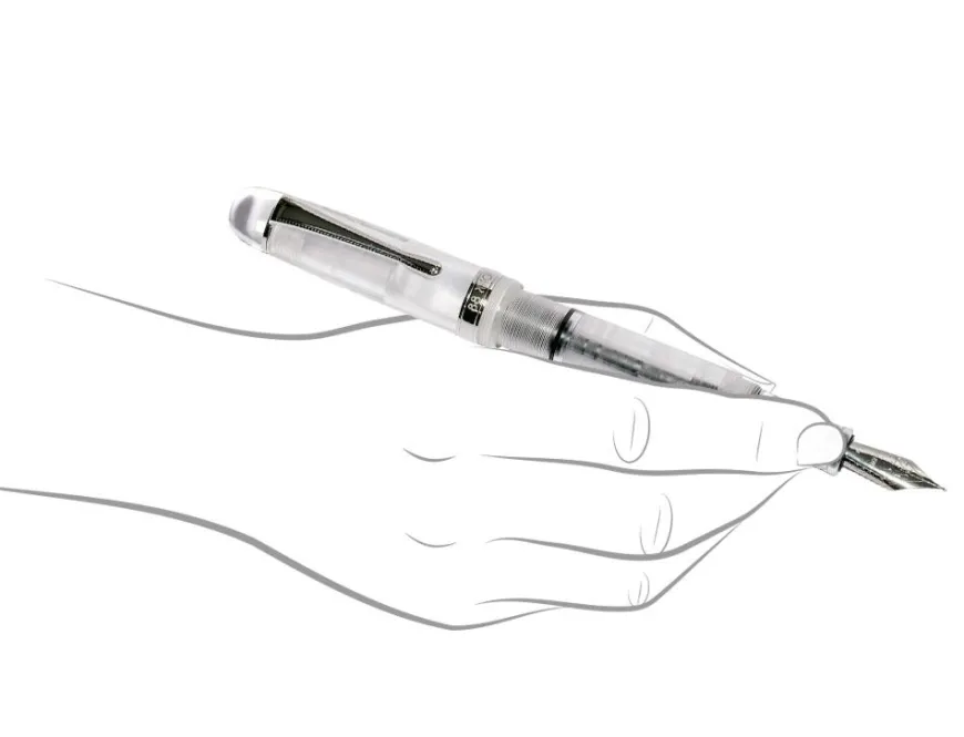 Opus 88 Jazz Eye Dropper Clear Fountain Pen