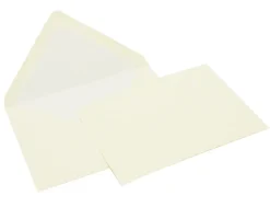 Original Crown Mill Laid Paper Set of 15 Cards and Envelopes - White