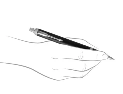 Parker IM Black Chrome Trim Fountain & Ballpoint Pen Set